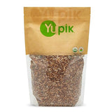 Yupik Organic Super 6 Seeds Mix, 2.2 lb (35.2 oz), GMO-Free, Kosher, Vegan, Rich in Fiber, Nutritious Raw Snack & Topping, With Brown & Golden Flax