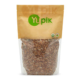 Yupik Organic Super 6 Seeds Mix, 2.2 lb (35.2 oz), GMO-Free, Kosher, Vegan, Rich in Fiber, Nutritious Raw Snack & Topping, With Brown & Golden Flax