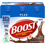 Boost Plus Complete Nutritional Drink (Vanilla + Chocolate, 8 Fl Oz (Pack of 2))