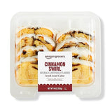 Amazon Grocery, Cinnamon Swirl Iced Loaf Cake, 14 Oz, Frozen