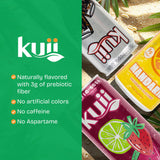 Kuii Prebiotic Soda Variety Pack - 12 Count with Mexican Cola, Mandarin & Fruit Punch Flavors - Sparkling Gut-Friendly Drinks for Refreshing