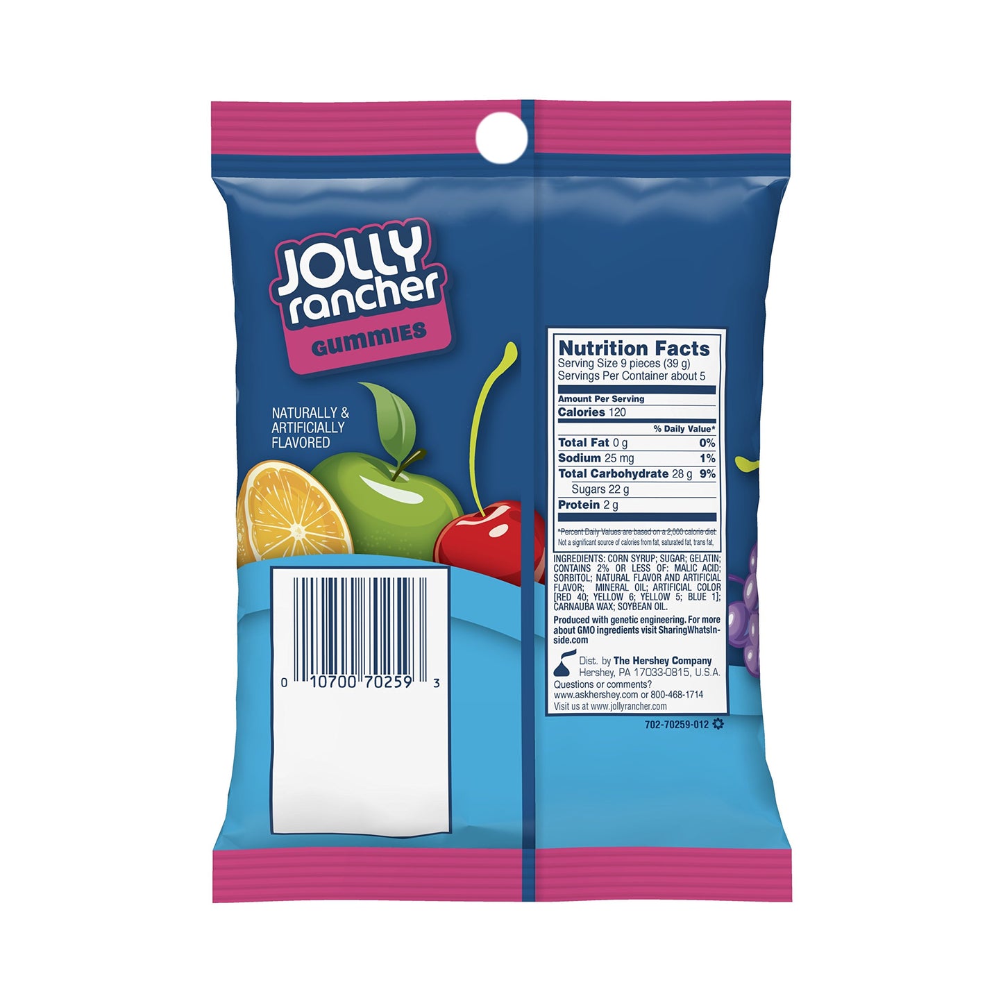 Jolly Rancher Gummies Candy, Assorted Flavors, 7 oz
