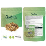 Gentian Root 2 oz, Gentiana Lutea, Resealable Bag, Gentian Root, Dried Cut Root, Product From France