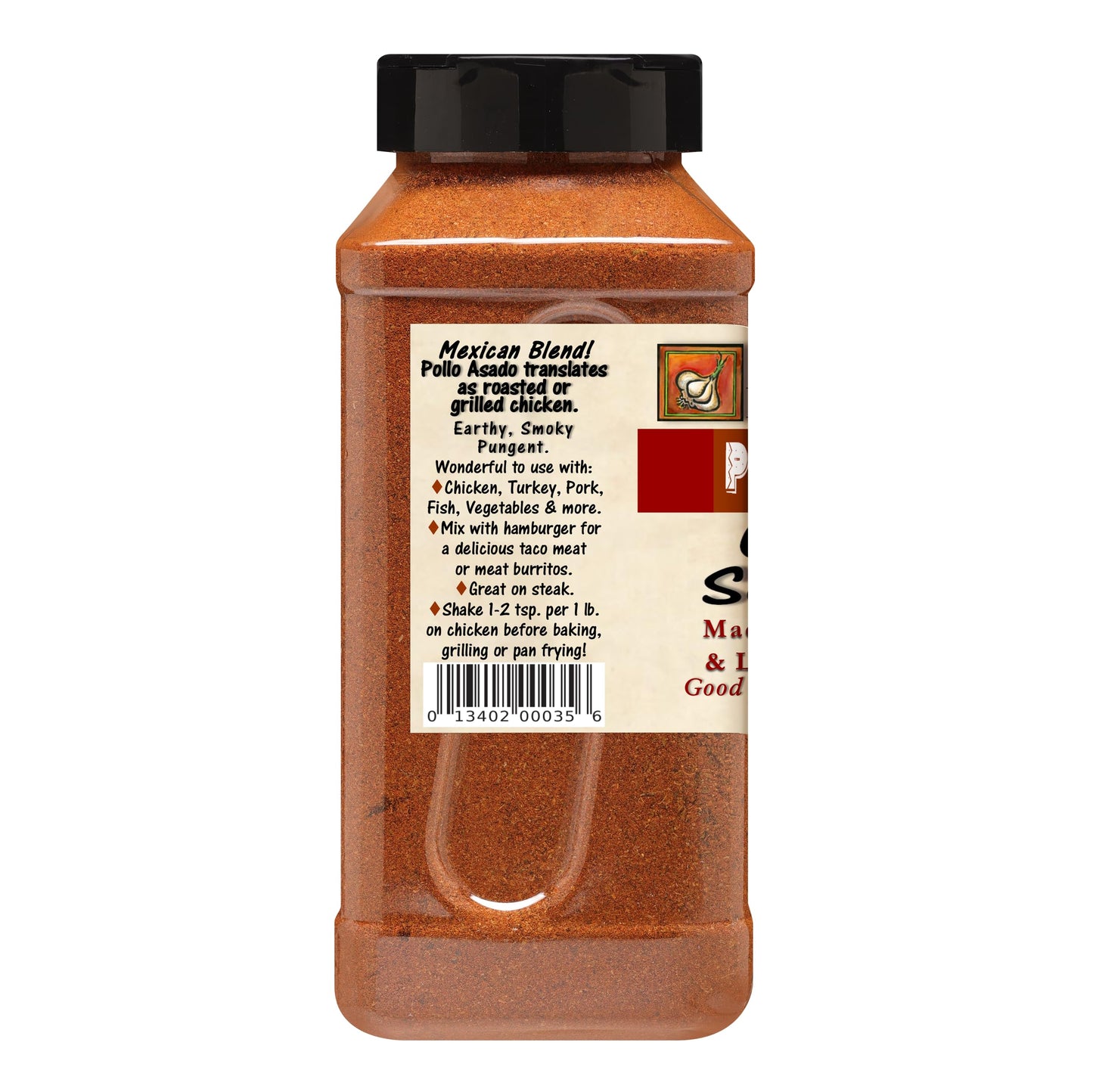Garlic Festival Pollo Asado Seasoning Grande Net Wt. 1 lb. 3 oz.
