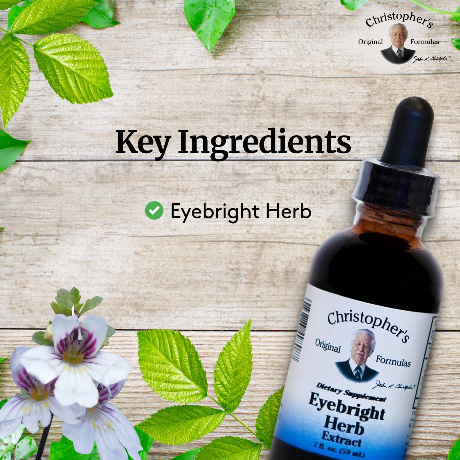 Christopher's Original Formulas Eyebright Herb Extract, 2 fl oz