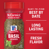 McCormick Basil Leaves, 1.25 oz