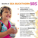 Miracle Sea Buckthorn Kids BERRY BOOM - Organic Sea Buckthorn Juice for Kids | Strawberry, Grape & Apple Blend | No Added Sugar, Non-GMO | Immune