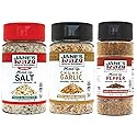 Jane's Krazy Mixed Up Seasonings Variety Pack of 3 - Mixed-Up Salt Pepper and Garlic