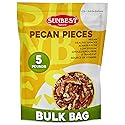 Sunbest Natural Fancy Georgia Raw Pecan Pieces 80oz (5 lbs) - Nutrient-Rich & Delicious Raw Pecans - Kosher, Non-GMO, Vegan-Friendly, Ideal
