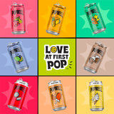 Popwell Ginger Pop Better-For-You Prebiotic Soda, with 6g Fiber, 1g Sugar, Vitamins and Immunity Support, 12 fl oz Cans (pack of 12)