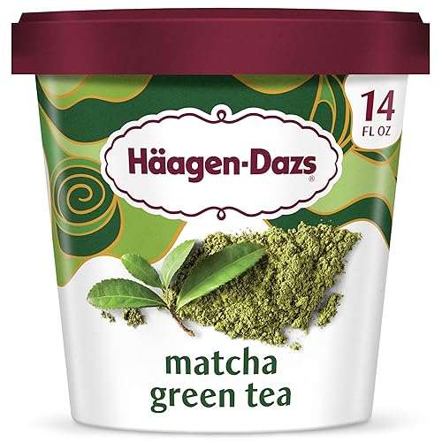 Haagen-Dazs, Green Tea Ice Cream, 14 fl oz (Frozen)