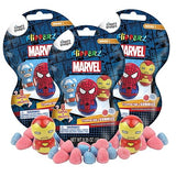 Flipperz Marvel Superhero Finders Keepers with Assorted Gummies, Individually Wrapped Candy, Collectible Character Inside, Basket Stuffer Gifts, 0.35