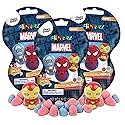 Flipperz Marvel Superhero Finders Keepers with Assorted Gummies, Individually Wrapped Candy, Collectible Character Inside, Basket Stuffer Gifts, 0.35