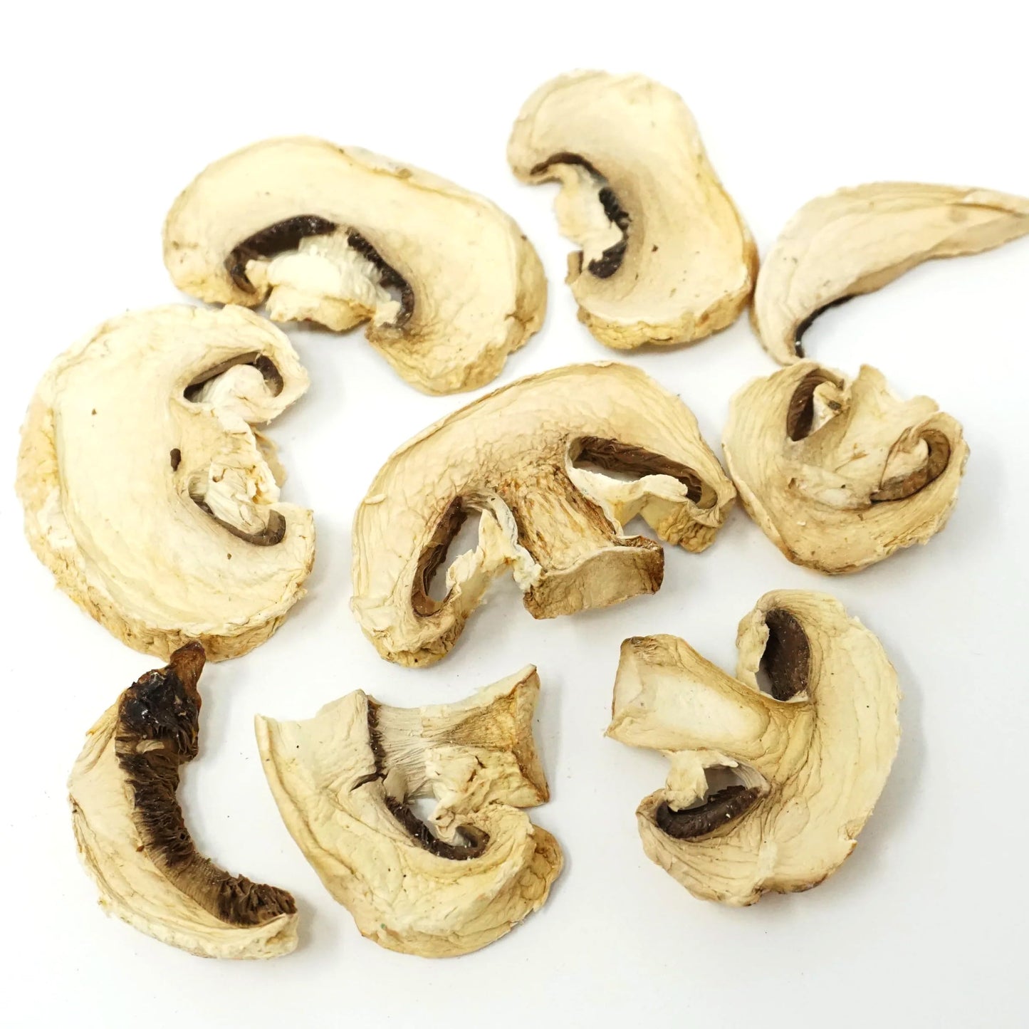 Essential Spice Dried Sliced White Button Mushrooms - Premium Quality, Mild & Savory Flavor - Ideal for Soups, Sauces, Stir-Fries & Pasta - Easy