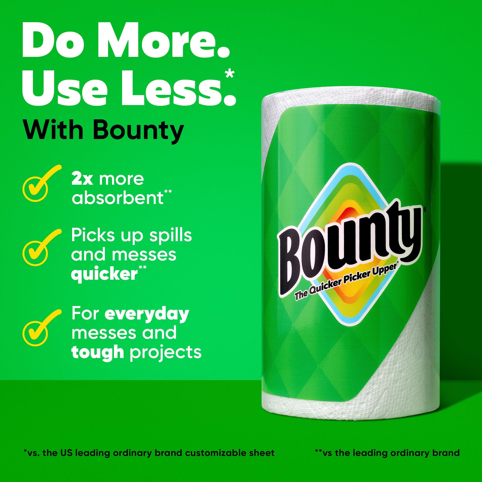 Bounty Paper Towels Select-A-Size White, 6 Double Rolls, 82 Sheets Per Roll