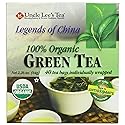 Uncle Lee's Tea Organic Green Tea, 40-Count Boxes (Pack of 6)