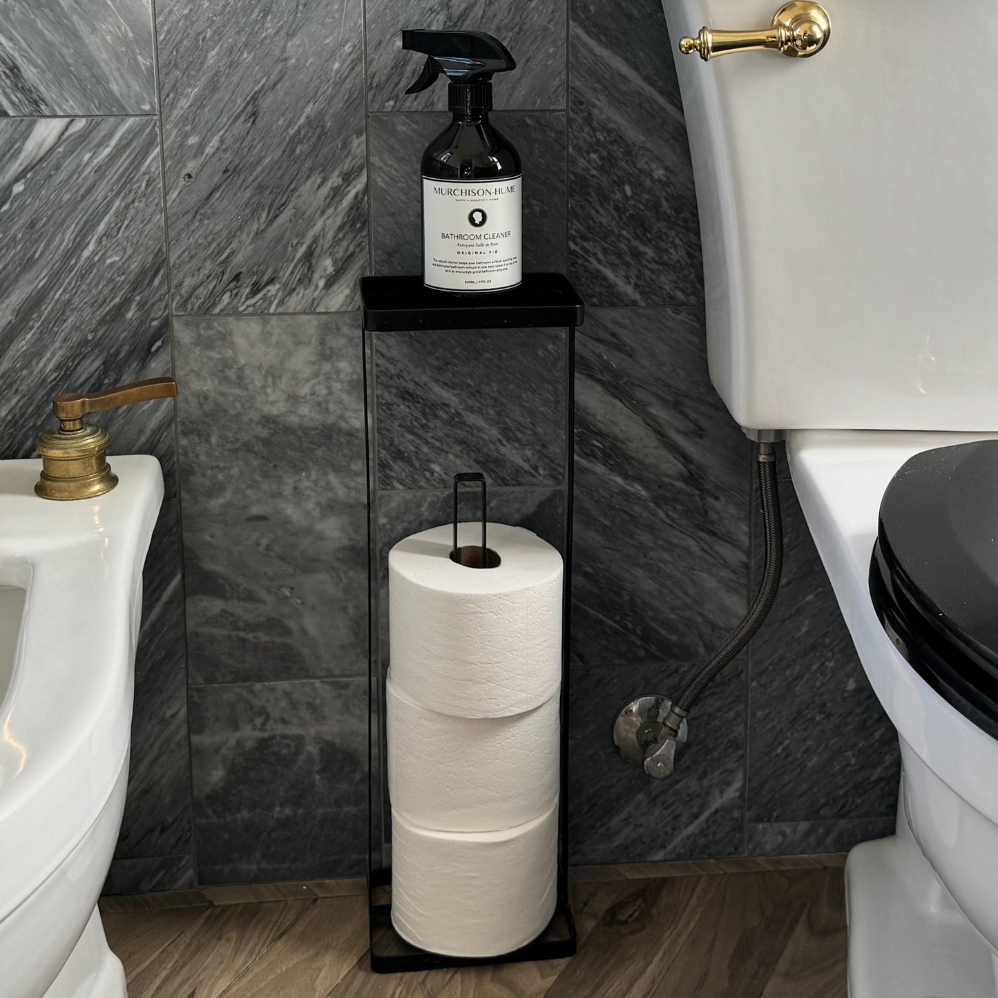 Murchison-Hume Powerful, Plant-based, Multi-Surface Bathroom Cleaner Spray for Basins, Tubs, Tiles, and Toilets. Eliminates Odor, 17oz, Original Fig