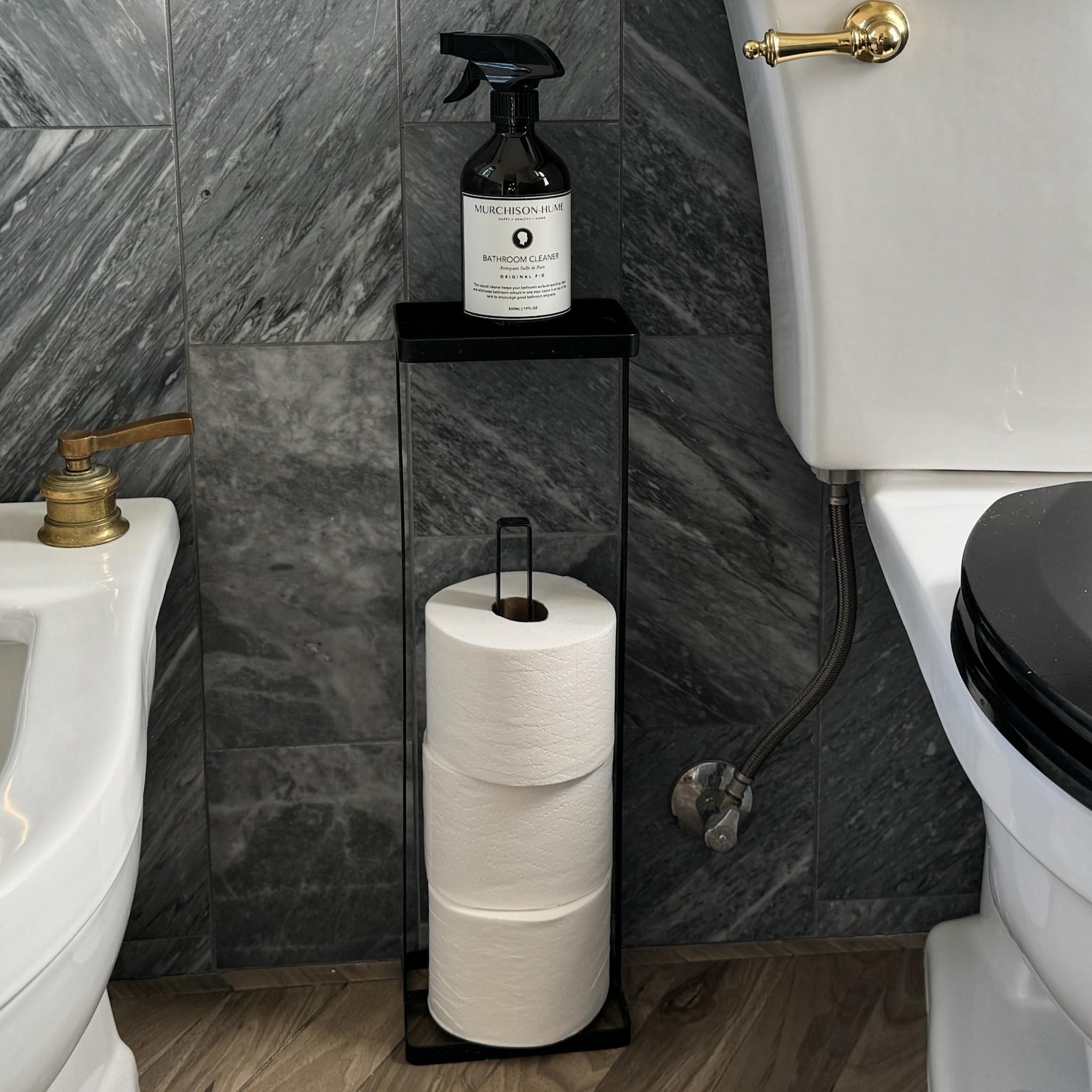 Murchison-Hume Powerful, Plant-based, Multi-Surface Bathroom Cleaner Spray for Basins, Tubs, Tiles, and Toilets. Eliminates Odor, 17oz, Original Fig