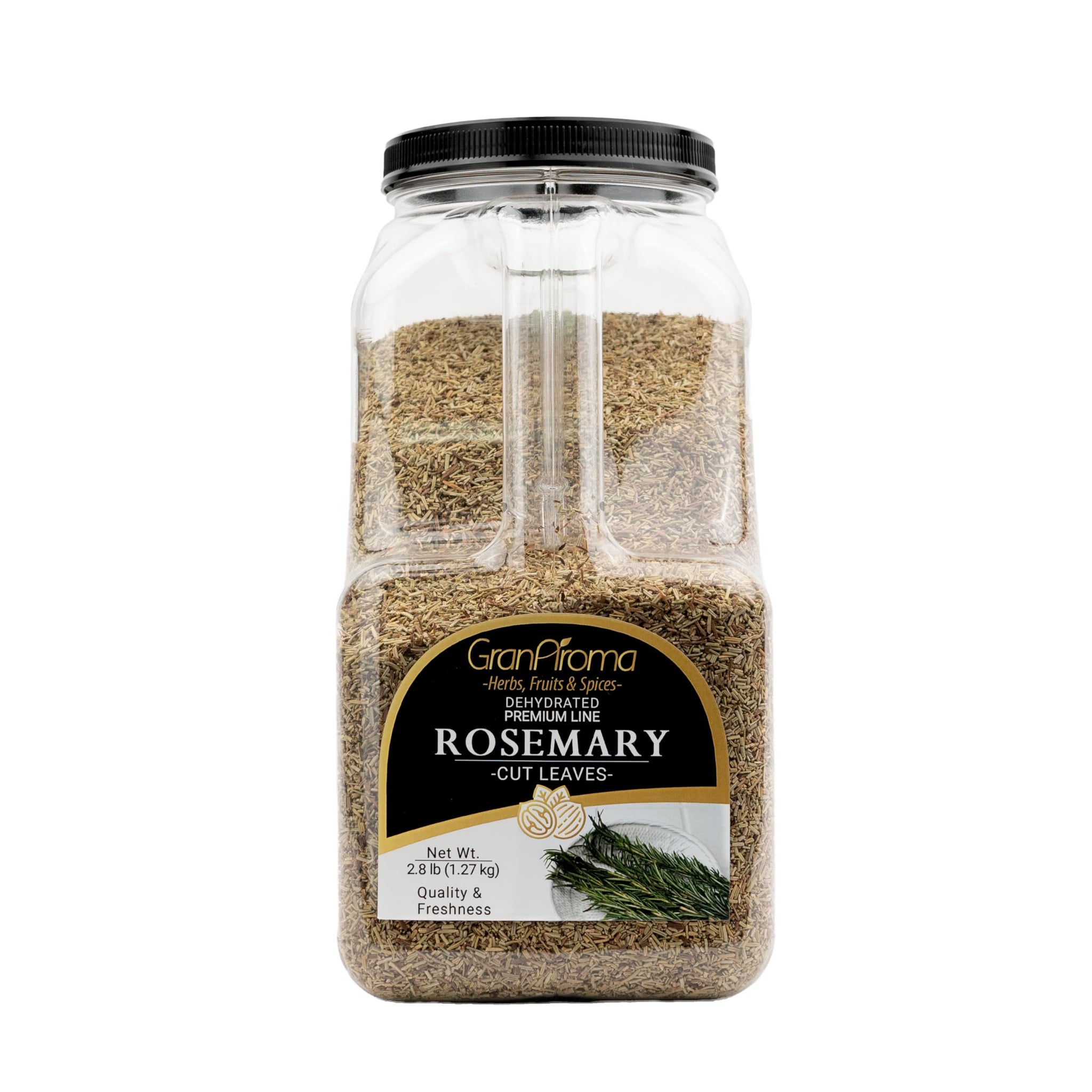 GranAroma Rosemary Leaves, Versatile Spice, Sweet & Savory Flavor (2.8 Pound)