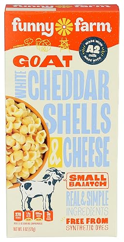 Funny Farm Goat White Cheddar Shells & Cheese, 6 OZ
