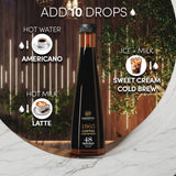 1905 Coffee Concentrate - Gourmet Cold Brew, 100% Natural & Low Acid, Premium Liquid for Hot and Iced Coffee Instant Espresso, or Lattes | 48 Servings