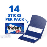 Trident Perfect Peppermint Sugar Free Gum, 10 Packs of 14 Pieces (140 Total Pieces)