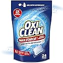 OxiClean Max Force Advanced Stain Remover Power Paks, Color-Safe, Bleach-Free Kids and Baby Essential, Use with Detergent to Remove Messy Stains like