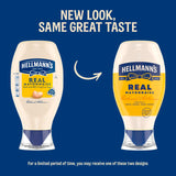 Hellmann's Real Mayonnaise Real Mayo Squeeze Bottle For a Rich Creamy Condiment Gluten Free, Made With Cage-Free Eggs 20 oz