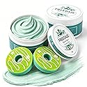 Freedaze Natural All Purpose Cleaning Paste - Shell Powder & Coconut Oil, All Washable Surfaces Cleaner & Polish with Donut Sponge (10.58 oz, 2 Pack)