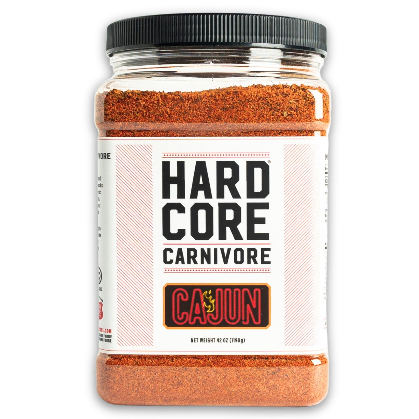 Hardcore Carnivore Cajun Seasoning (42 oz Mega Pack) Texas-Made, Authentic Blend for Gumbo, Red Beans and Rice, Jambalaya and More