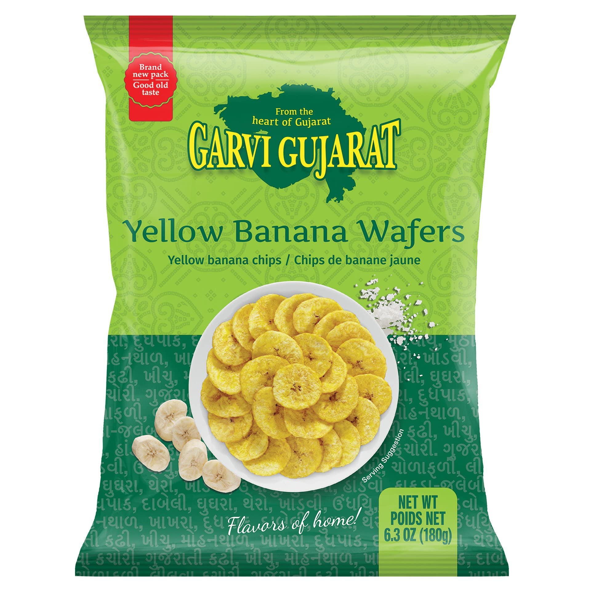 GARVI GUJRAT Banana Chips Yellow 180 Gm