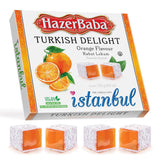 HazerBaba Turkish Delight Candy Orange Flavour, 8.8 Oz (Pack of 1)