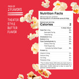Winona Pure Popcorn Spray, Butter & Garlic Flavors, For Snacks & Cooking, 5 oz Bottles, 2 Pack
