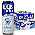 Focus Factor Energy Drink - 12 x 355ml Cans (Original Flavor) - with Focus + Energy - Lightly Carbonated, Sugar Free, Low Calorie with Vitamins B6