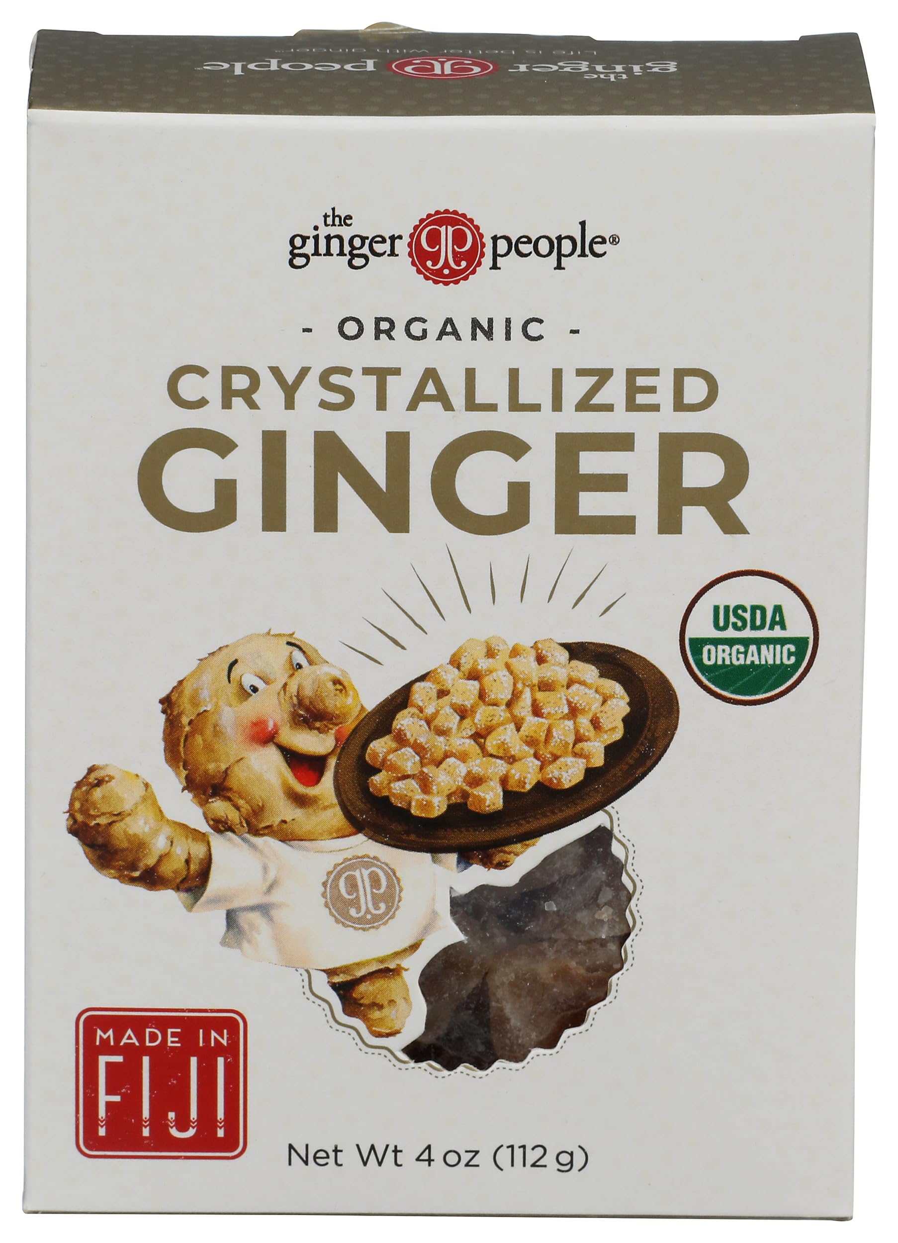 The Ginger People, Candy Crystallized Ginger Organic, 4 Ounce