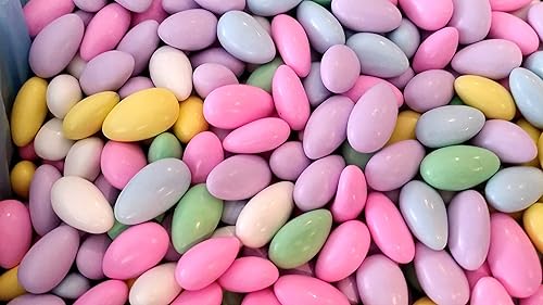 Sconza Assorted Jordan Almonds 3 Pound (48 OZ)