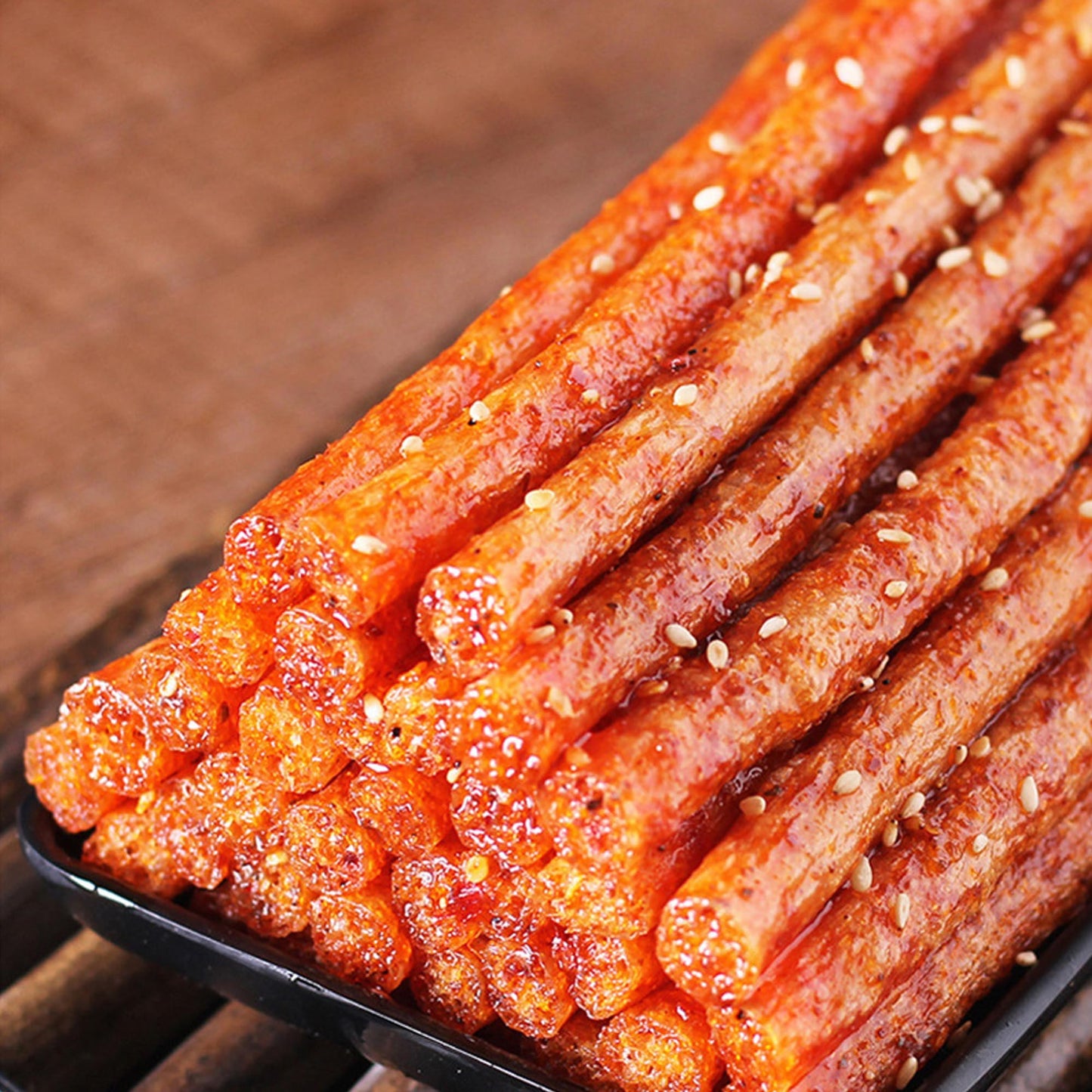 Spicy Strips,Latiao,4 Packs Chinese Spicy Sticks,Classic Piquancy Daily Party Latiao Delicious Snack-3.2Oz Per Pack