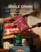 DAKAO COFFEE: Vietnamese Ground Fine Robusta, Dark Roast from Gia Lai Highlands, Honey Processed for Natural Sweetness, Bold Yet Smooth with Chocolate