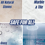 Black Diamond Stoneworks Natural Stone Shower Soap Scum Remover Spray. For Cleaning Bathtubs, Glass Doors, Tubs, Travertine, Marble, Tile. Heavy Duty