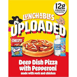 Lunchables Uploaded Deep Dish Pizza with Pepperoni Snack Kit, 15.12 oz Box