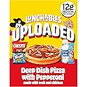 Lunchables Uploaded Deep Dish Pizza with Pepperoni Snack Kit, 15.12 oz Box