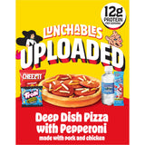 Lunchables Uploaded Deep Dish Pizza with Pepperoni Snack Kit, 15.12 oz Box