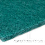 50-Pack Heavy Duty Green Scouring Pads 4x6 Inch | Reusable Non-Scratch Scrub Pads for Kitchen, Dishes, Pots, Pans, Grills & Household Cleaning |