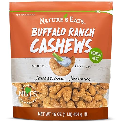 Nature's Eats Buffalo Ranch Cashews 16oz