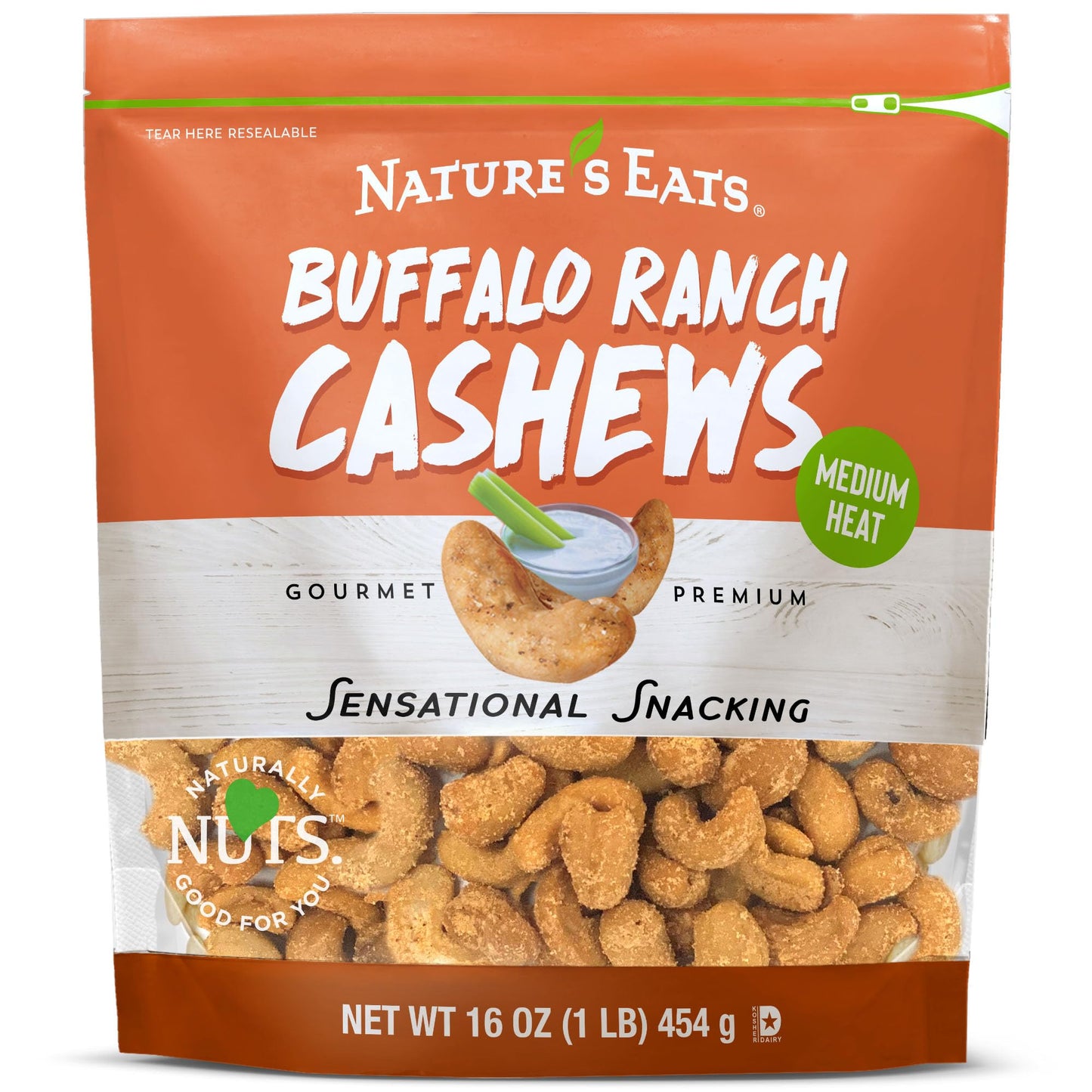 Nature's Eats Buffalo Ranch Cashews 16oz