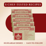 Premium Hungarian Paprika Spice Collection GIFT SET - Sweet, Smoked & Hot (3 x 4 oz) - Five Traditional Hungarian Recipe Cards - Non-GMO - Authentic