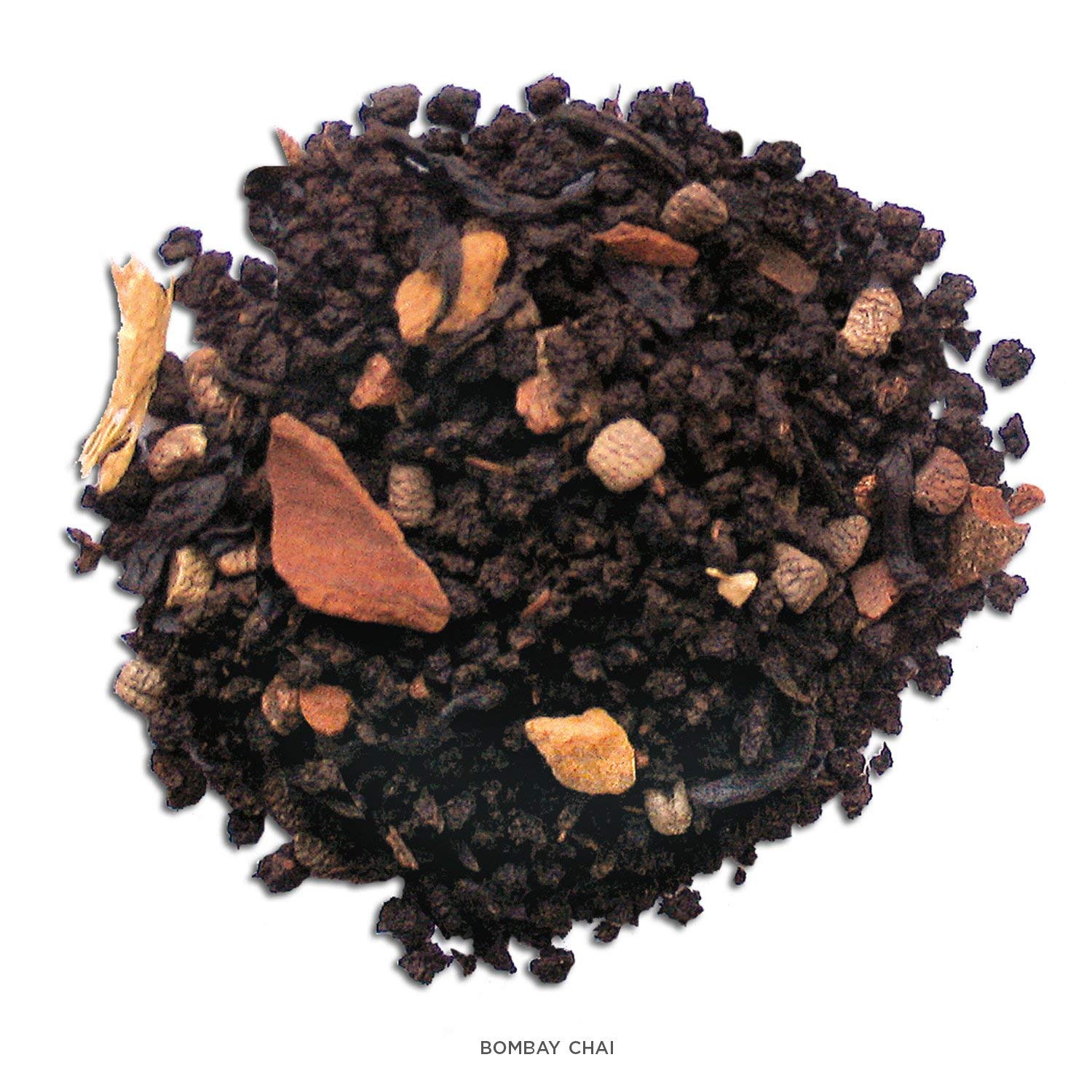 Tea Forte Premium Loose Leaf Tea Blend, Resealable 1 Pound Bag, Makes 160-175 Cups, Bombay Chai Tea