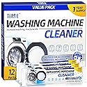 TERFIE Washing Machine Cleaner Pre-Portioned Powder Tablets for Top Load & Front Load Washers, Odor-Removing, Detergent-Buildup Dissolving