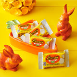 REESE'S White Creme Peanut Butter Eggs, Easter Candy Packs, 1.2 oz (36 Count)