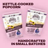 Kettle Heroes Popcorn, Popcorn Zen, Sunflower Oil & Himalayan Pink Salt, 3 oz (6)